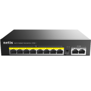 8POE+2RJ45 100M Standard POE Switch